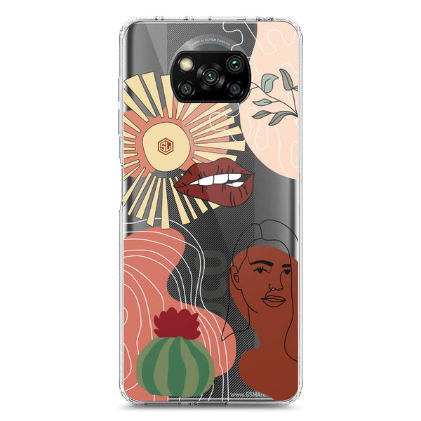 Aesthetic Modern Art Series - Design 5 - Soft Phone Case - Crystal Clear Case - Xiaomi Poco X3 Pro
