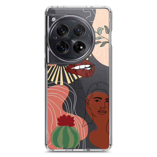 Aesthetic Modern Art Series - Design 5 - Soft Phone Case - Crystal Clear Case - OnePlus 12