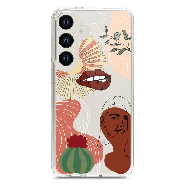 Aesthetic Modern Art Series - Design 5 - Soft Phone Case - Crystal Clear Case - Samsung Galaxy S24