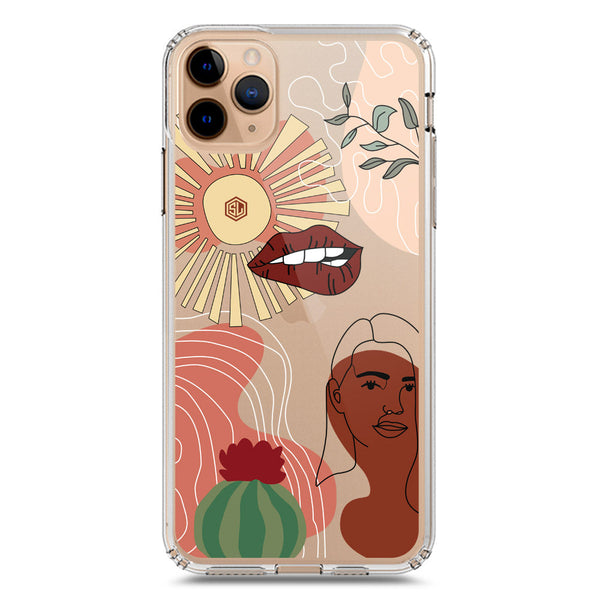 Aesthetic Modern Art Series - Design 5 - Soft Phone Case - Crystal Clear Case - iPhone 11 Pro