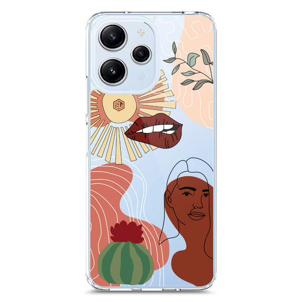 Aesthetic Modern Art Series - Design 5 - Soft Phone Case - Crystal Clear Case - Xiaomi Redmi 12