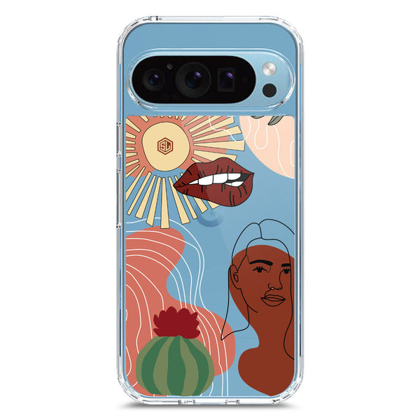 Aesthetic Modern Art Series - Design 5 - Soft Phone Case - Crystal Clear Case - Google Pixel 9