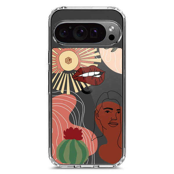 Aesthetic Modern Art Series - Design 5 - Soft Phone Case - Crystal Clear Case - Google Pixel 9 Pro