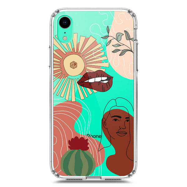Aesthetic Modern Art Series - Design 5 - Soft Phone Case - Crystal Clear Case - iPhone XR