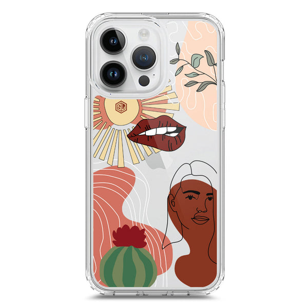 Aesthetic Modern Art Series - Design 5 - Soft Phone Case - Crystal Clear Case - iPhone 15 Pro Max