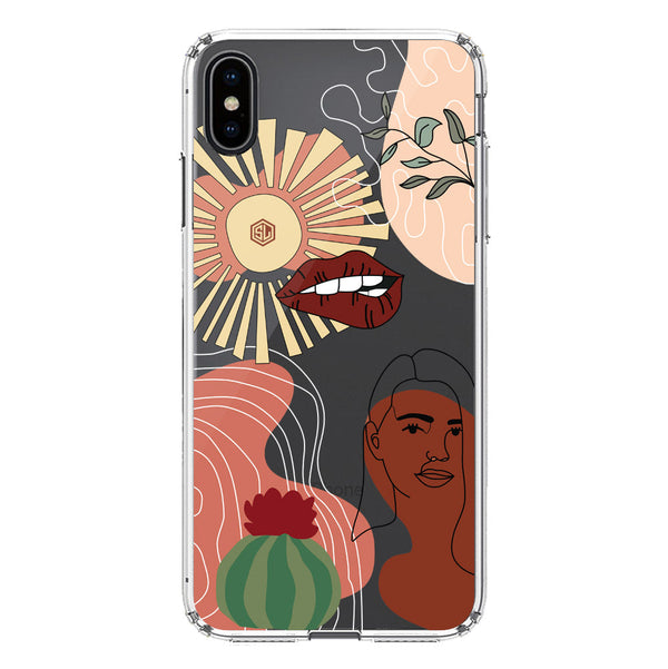Aesthetic Modern Art Series - Design 5 - Soft Phone Case - Crystal Clear Case - iPhone X