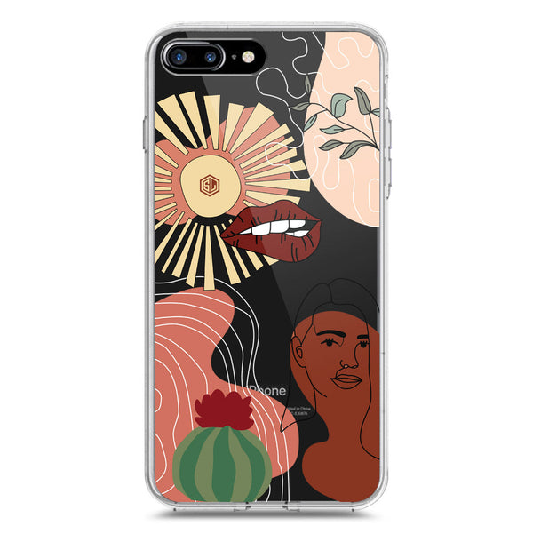 Aesthetic Modern Art Series - Design 5 - Soft Phone Case - Crystal Clear Case - iPhone 7 Plus