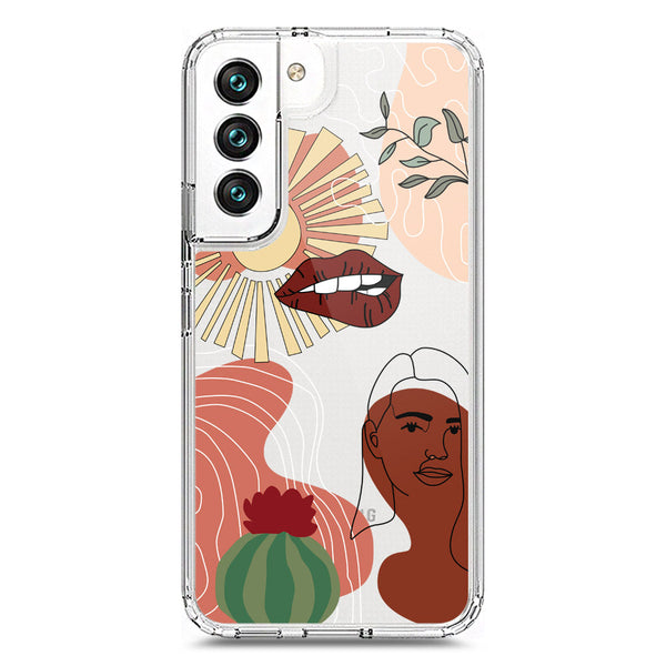 Aesthetic Modern Art Series - Design 5 - Soft Phone Case - Crystal Clear Case - Samsung Galaxy S22 5G