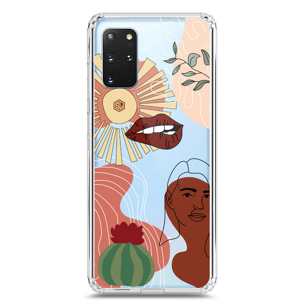 Aesthetic Modern Art Series - Design 5 - Soft Phone Case - Crystal Clear Case - Samsung Galaxy S20 Plus