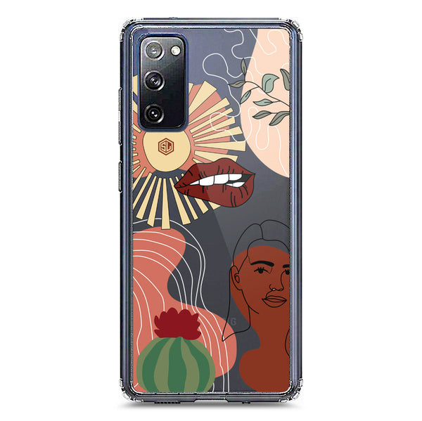 Aesthetic Modern Art Series - Design 5 - Soft Phone Case - Crystal Clear Case - Samsung Galaxy S20 FE