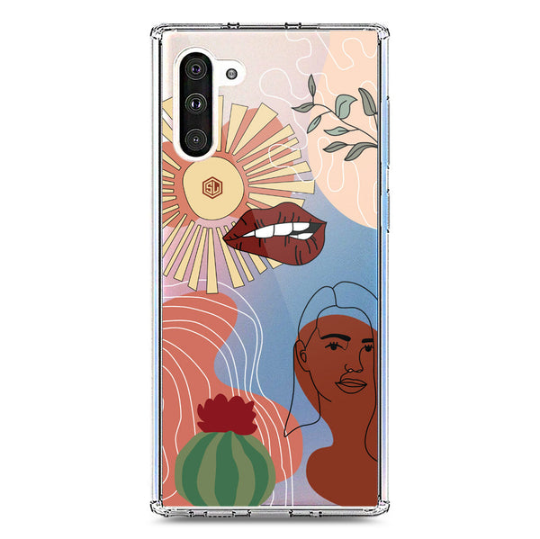 Aesthetic Modern Art Series - Design 5 - Soft Phone Case - Crystal Clear Case - Samsung Galaxy Note 10