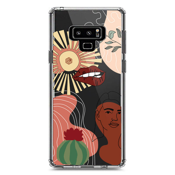 Aesthetic Modern Art Series - Design 5 - Soft Phone Case - Crystal Clear Case - Samsung Galaxy Note 9