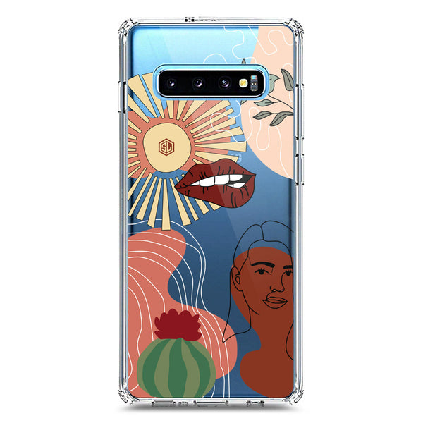 Aesthetic Modern Art Series - Design 5 - Soft Phone Case - Crystal Clear Case - Samsung Galaxy S10 Plus