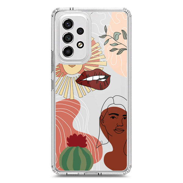Aesthetic Modern Art Series - Design 5 - Soft Phone Case - Crystal Clear Case - Samsung Galaxy A53 5G