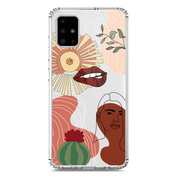 Aesthetic Modern Art Series - Design 5 - Soft Phone Case - Crystal Clear Case - Samsung Galaxy A51