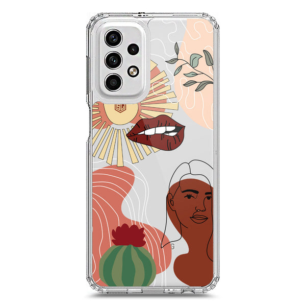 Aesthetic Modern Art Series - Design 5 - Soft Phone Case - Crystal Clear Case - Samsung Galaxy A23
