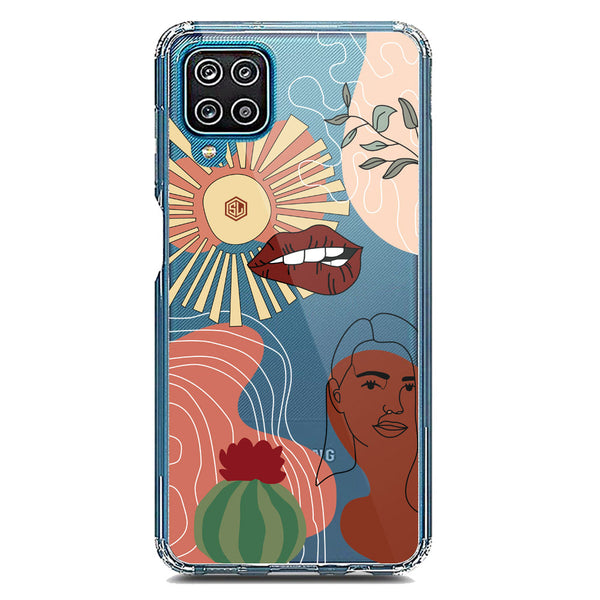 Aesthetic Modern Art Series - Design 5 - Soft Phone Case - Crystal Clear Case - Samsung Galaxy A12