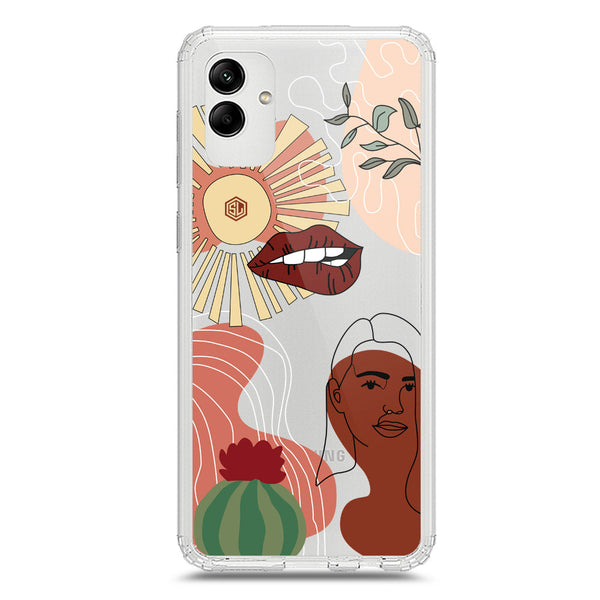Aesthetic Modern Art Series - Design 5 - Soft Phone Case - Crystal Clear Case - Samsung Galaxy A04