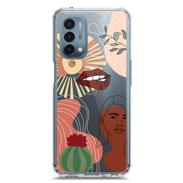 Aesthetic Modern Art Series - Design 5 - Soft Phone Case - Crystal Clear Case - OnePlus Nord N200 5G