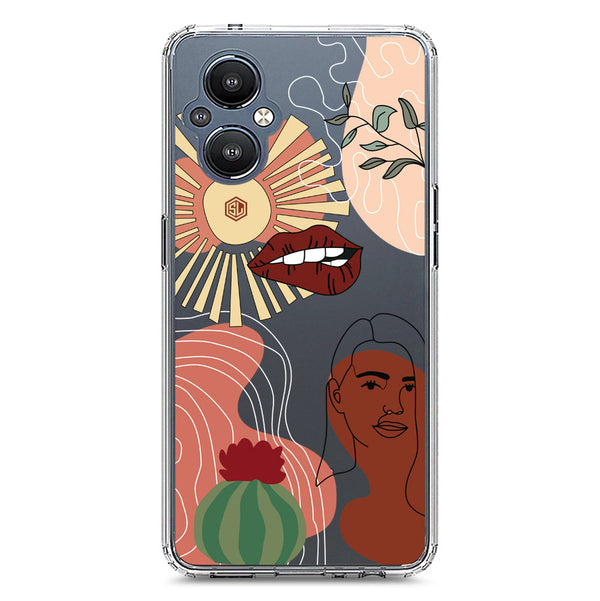 Aesthetic Modern Art Series - Design 5 - Soft Phone Case - Crystal Clear Case - OnePlus Nord N20 5G