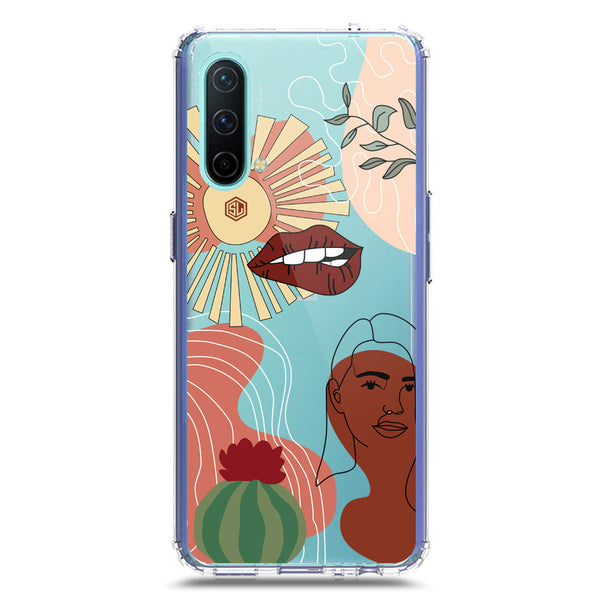 Aesthetic Modern Art Series - Design 5 - Soft Phone Case - Crystal Clear Case - OnePlus Nord CE 5G