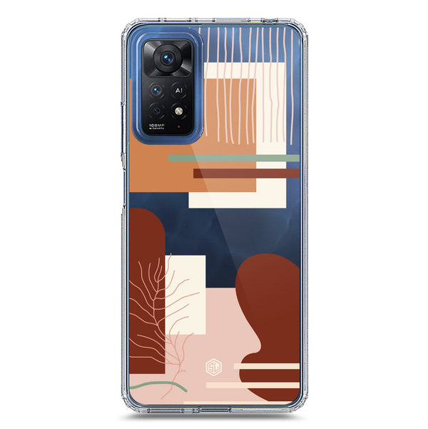 Aesthetic Modern Art Series - Design 6 - Soft Phone Case - Crystal Clear Case - Xiaomi Redmi Note 11 Pro