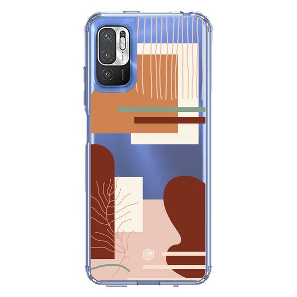 Aesthetic Modern Art Series - Design 6 - Soft Phone Case - Crystal Clear Case - Xiaomi Redmi Note 10 5G