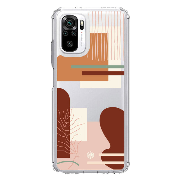 Aesthetic Modern Art Series - Design 6 - Soft Phone Case - Crystal Clear Case - Xiaomi Redmi Note 10 4G