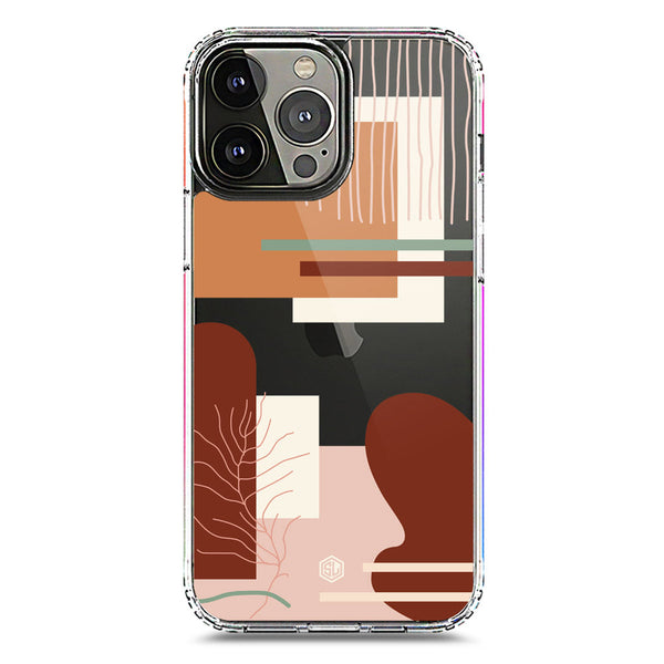 Aesthetic Modern Art Series - Design 6 - Soft Phone Case - Crystal Clear Case - iPhone 13 Pro