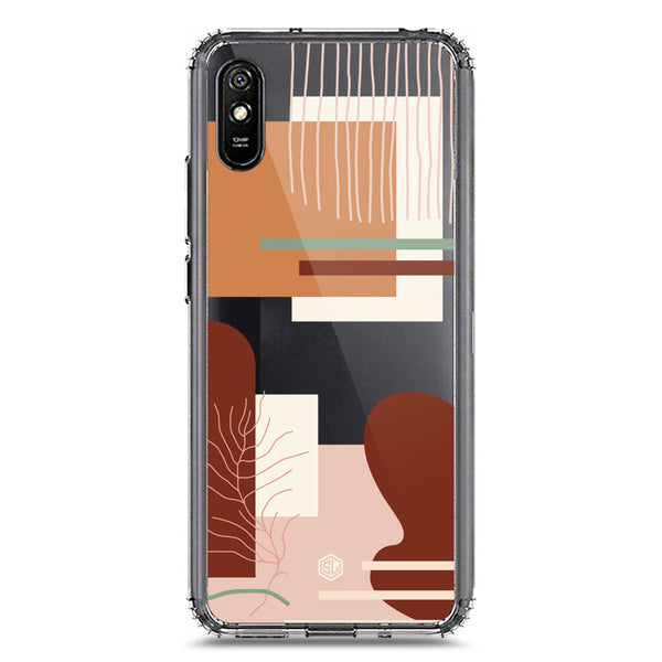 Aesthetic Modern Art Series - Design 6 - Soft Phone Case - Crystal Clear Case - Xiaomi Redmi 9A