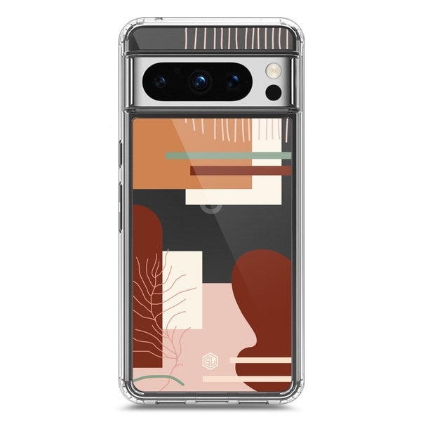 Aesthetic Modern Art Series - Design 6 - Soft Phone Case - Crystal Clear Case - Google Pixel 8 Pro