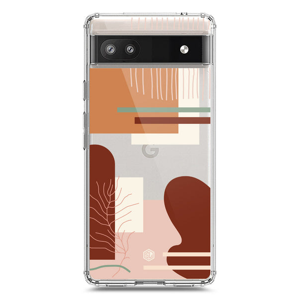 Aesthetic Modern Art Series - Design 6 - Soft Phone Case - Crystal Clear Case - Google Pixel 6a