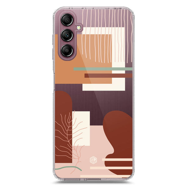 Aesthetic Modern Art Series - Design 6 - Soft Phone Case - Crystal Clear Case - Samsung Galaxy A14
