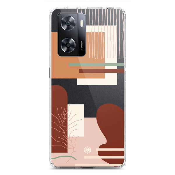 Aesthetic Modern Art Series - Design 6 - Soft Phone Case - Crystal Clear Case - Oppo A57 5G