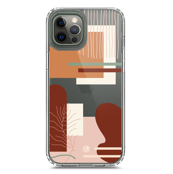 Aesthetic Modern Art Series - Design 6 - Soft Phone Case - Crystal Clear Case - iPhone 12 Pro