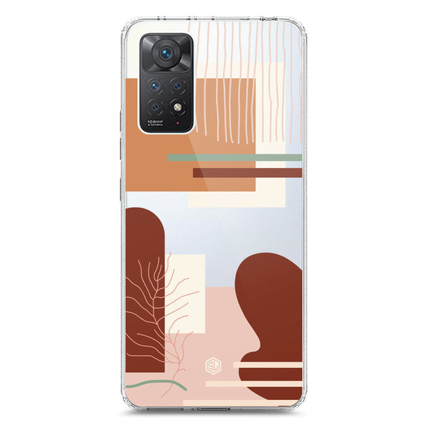Aesthetic Modern Art Series - Design 6 - Soft Phone Case - Crystal Clear Case - Xiaomi Redmi Note 12