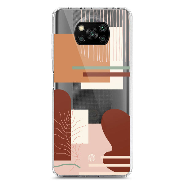 Aesthetic Modern Art Series - Design 6 - Soft Phone Case - Crystal Clear Case - Xiaomi Poco X3