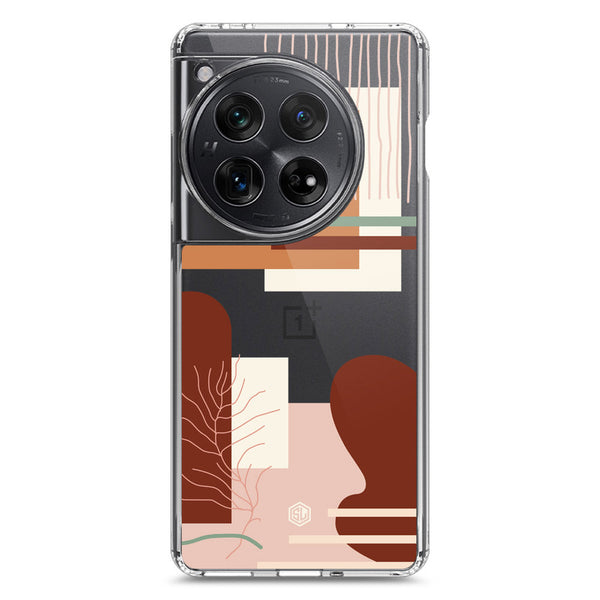 Aesthetic Modern Art Series - Design 6 - Soft Phone Case - Crystal Clear Case - OnePlus 12