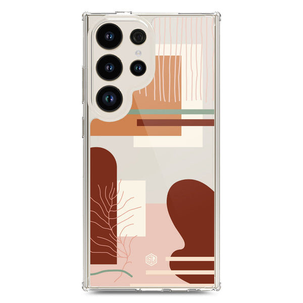 Aesthetic Modern Art Series - Design 6 - Soft Phone Case - Crystal Clear Case - Samsung Galaxy S24 Ultra