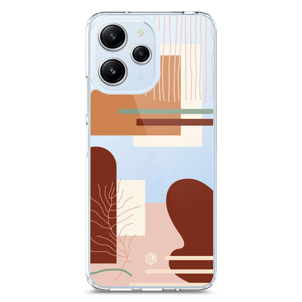 Aesthetic Modern Art Series - Design 6 - Soft Phone Case - Crystal Clear Case - Xiaomi Redmi 12