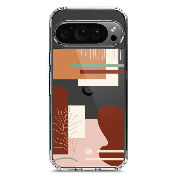 Aesthetic Modern Art Series - Design 6 - Soft Phone Case - Crystal Clear Case - Google Pixel 9 Pro