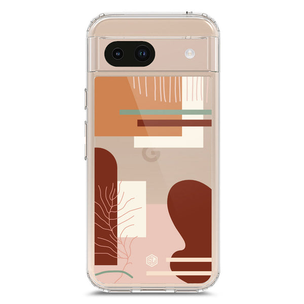 Aesthetic Modern Art Series - Design 6 - Soft Phone Case - Crystal Clear Case - Google Pixel 8a