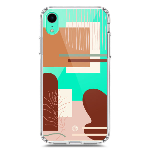 Aesthetic Modern Art Series - Design 6 - Soft Phone Case - Crystal Clear Case - iPhone XR