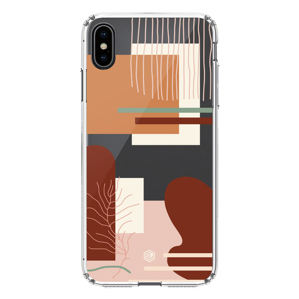 Aesthetic Modern Art Series - Design 6 - Soft Phone Case - Crystal Clear Case - iPhone X