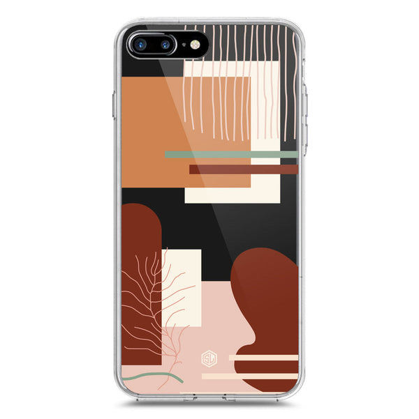 Aesthetic Modern Art Series - Design 6 - Soft Phone Case - Crystal Clear Case - iPhone 7 Plus
