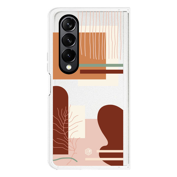 Aesthetic Modern Art Series - Design 6 - Soft Phone Case - Crystal Clear Case - Samsung Galaxy Z Fold 4 5G