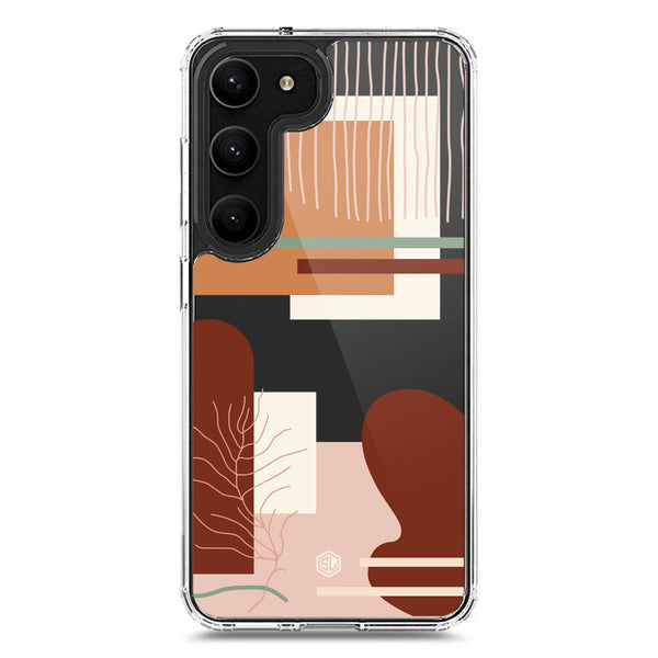 Aesthetic Modern Art Series - Design 6 - Soft Phone Case - Crystal Clear Case - Samsung Galaxy S23 Plus 5G