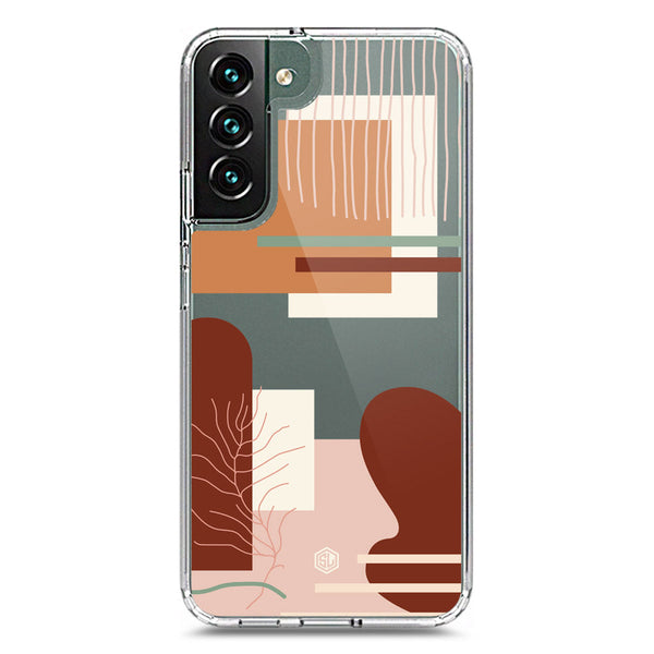 Aesthetic Modern Art Series - Design 6 - Soft Phone Case - Crystal Clear Case - Samsung Galaxy S22 Plus 5G