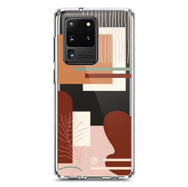 Aesthetic Modern Art Series - Design 6 - Soft Phone Case - Crystal Clear Case - Samsung Galaxy S20 Ultra