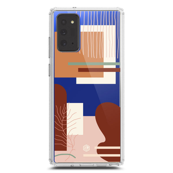Aesthetic Modern Art Series - Design 6 - Soft Phone Case - Crystal Clear Case - Samsung Galaxy Note 20